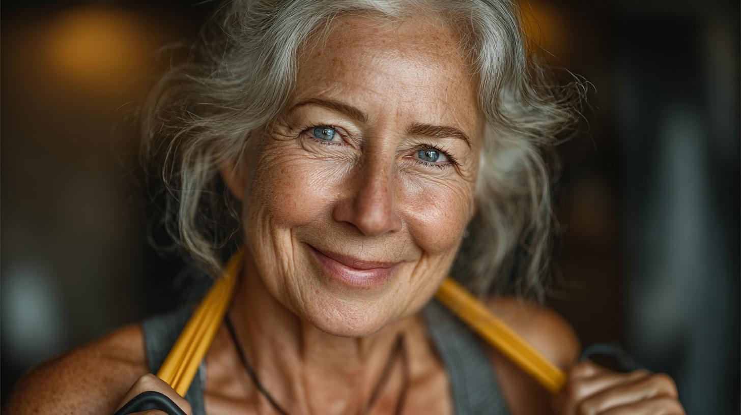 Sesiune de antrenament virtual cu instructor pentru seniori activi